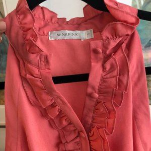 MINKPINK sleeveless blouse from Aritzia